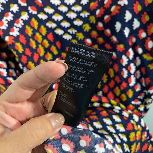 Maeve by Anthropologie Printed Short Sleeve Melody Mini Dress Size 6 - Picture 8 of 9